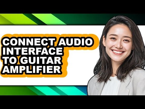 How to Connect Audio Interface to Guitar Amplifier (only Way)