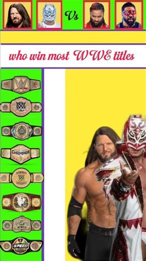 Aj Styles dragon lee vs the usos who win most wwe titles #wwe #trending