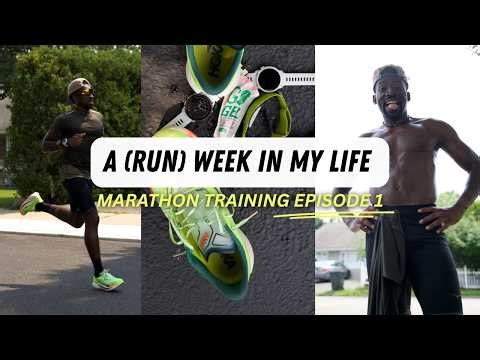 marathon training week 1 - RUN VLOG