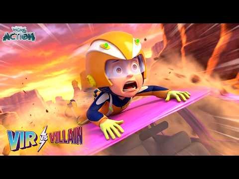 Vir The Robot Boy | Robo Vir Par Hua Blaster Boom Attack | Vir Vs Villain Compilation🔥🤖| Wow Action