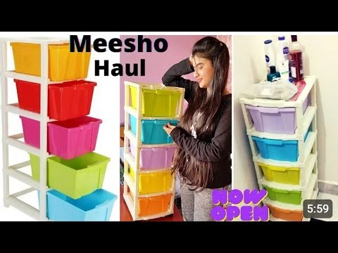 Meesho haul/Modular drawer system/Drawer organizer ideas/meesho drawer haul/ #spacesavingideas kajal