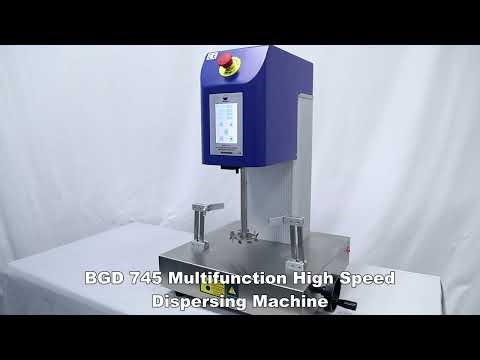 Aadarsh Technologies - BGD 745 Multifunction High Speed Dispersing Machine Introduction