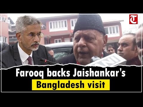 Farooq Abdullah backs Jaishankar’s Bangladesh visit, reacts to reported attacks on Kashmiri vendors