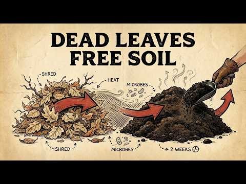 How to Turn Fallen Leaves Into Compost in Just 2 Weeks