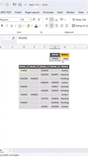 Multi Column Search in Excel. #MultiColumnSearch #ExcelTips #ExcelFormula #DataAnalytics