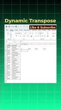 The AMAZING Excel Trick That AUTO-Updates Your Data