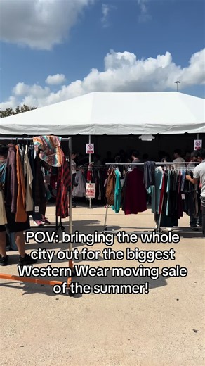 @gomezwesternwearofficial is the number one spot to be this weekend for all your western wear needs! Boots are flying off the shelf! Here's a look at the store layout for the Humble Moving Sale! HUMBLE STORE MOVING SALE 🚨 📅 Saturday, August 8th – Sunday, August 9th. 9am-8pm. 🔥 SALE HIGHLIGHTS: 👕 Ariat, Wrangler & Texas Country Shirts — Only $9.99 👢 All Exotic Boots — Starting at $99.99 🤠 All Other Boots — Starting at $49.99 🧷 Genuine Leather Belts — Only $9.99 💥 50%–80% OFF Storewide! 📍