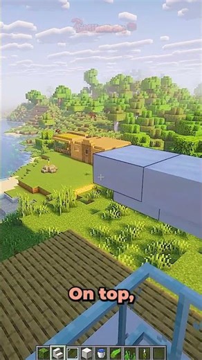 An AMAZING AQUARIUM in MINECRAFT! #minecraft #shorts