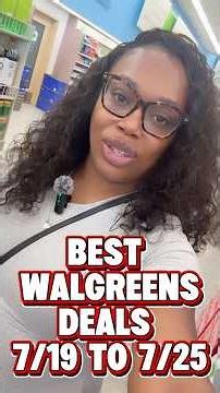 Best Walgreens deals 7/19 to 7/25 #walgreens #walgreenscouponing #walgreensdeals #fyp