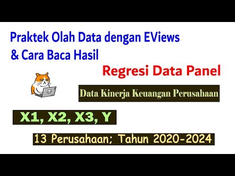 Regresi Data Panel dengan Software EViews