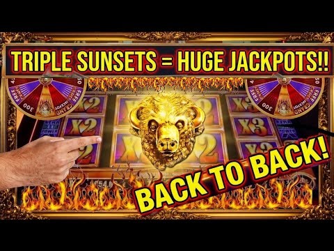 😱NEW TRIPLE SUNSETS = HUGE JACKPOTS!! Buffalo Revolution Slot