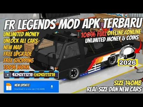 TERBARU‼️ FR LEGENDS MOD APK VERSI O.4.5 TERBARU UNLIMITED MONEY AND UNLOCK ALL CARS NO PASSWORD!