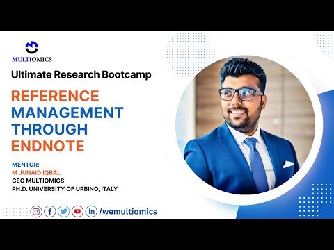 Reference Management through EndNote | Ultimate Research Bootcamp | Sir Junaid
