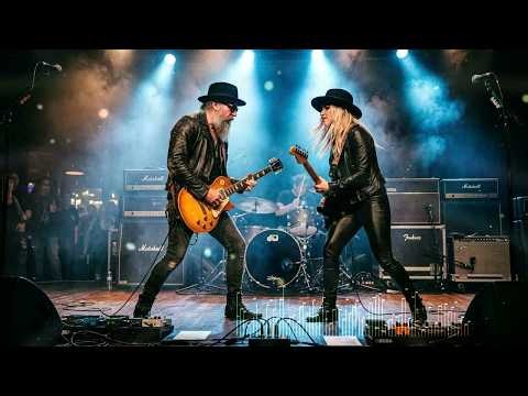 AC/DC, ZZ Top, Stevie Ray Vaughan – Blues Rock Energy & Thunder Guitar Heroes