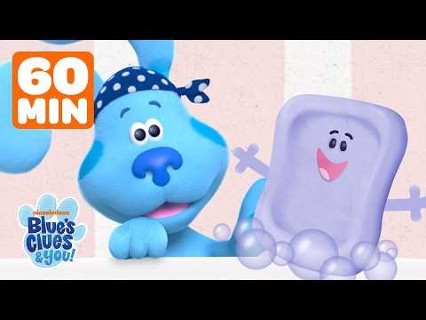 1 Hour of FUN & ADVENTURE with Blue & Slippery Soap 🧼🫧 | Blue's Clues & You!