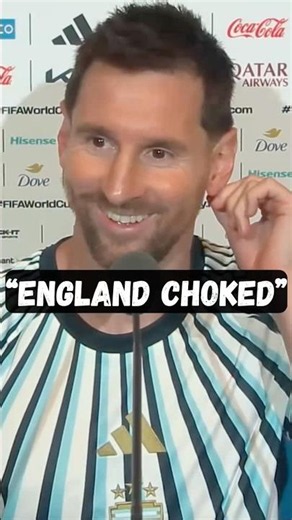 “It’s not coming home” - Lionel Messi Postmatch Interview - England vs Argentina