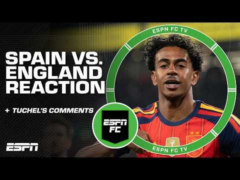 'Spain felt like the more composed side' 👀 REACTION to Spain's 3-2 close win vs. England | ESPN FC