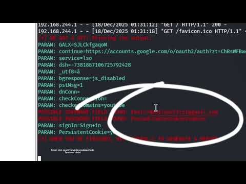 Social Engineering Attacks Social-Engineer Toolkit (SET): Credential Harvester dan QRCode Generator