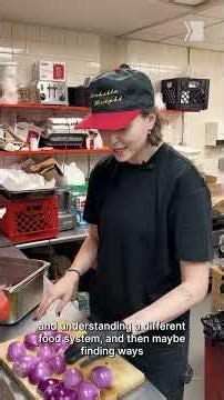 How this professional chef preps meals for people visiting Toronto's Fort York Food Bank