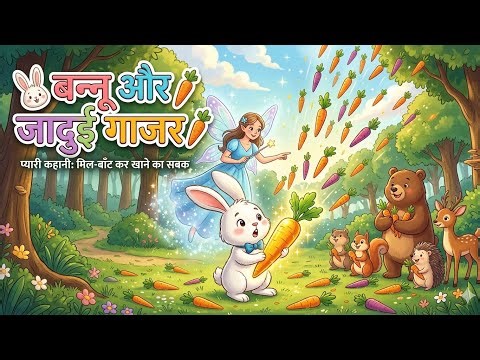 Banno aur Jaadui Gajar(बन्नो और जादुई गाजर). Cartoon for kids. Funny Cartoon . #cartoon