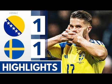 Bosnia and Herzegovina vs Sweden 1-1 HIGHLIGHTS • Gyokeres Goal • Nations League 2026