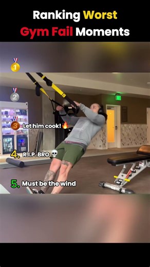Ranking Worst Gym Fail Moments 😂