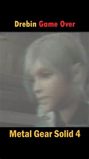 Drebin Game Over instead of Otacon #MGS4 #gameover