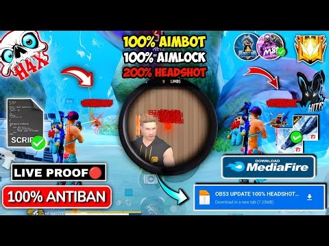 Ob53 Free Fire Auto Headshot Config File🎯🌠 Macro Aimbot + No Recoil Regedit ‼️ Antiban VIP Script 👽