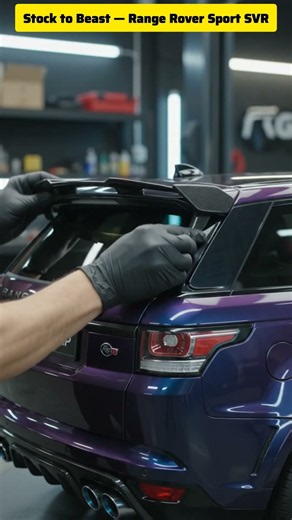 Mini Midnight Purple Range Rover Sport SVR Gets a VIP ASMR Transformation! 💜🔥 | Luxury SUV Build