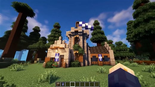 A neat medieval base idea for Minecraft players