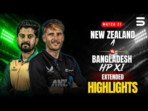Full Match Highlights | New Zealand A vs Bangladesh | Top End T20 2026 | Match 21 | ZP1T