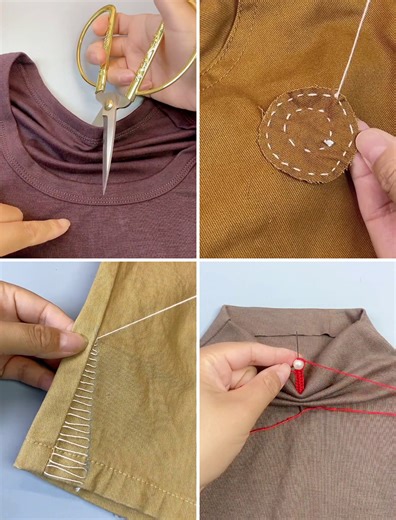Sewing Hacks & Tricks to Reuse Old Clothes :) | Simple Crafts