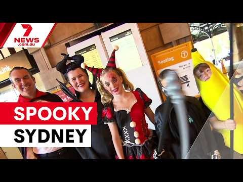 Sydney's streets come alive for Halloween festivities | 7NEWS