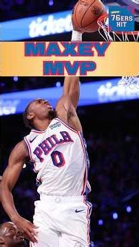 Maxey with an MVP start to the Sixers Season. Can he actually win the MVP Award?