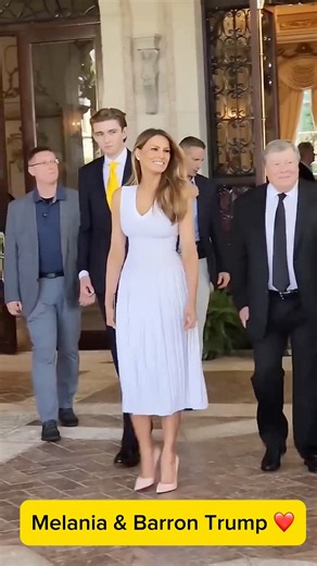 Melania & Barron Trump ❤️❤️