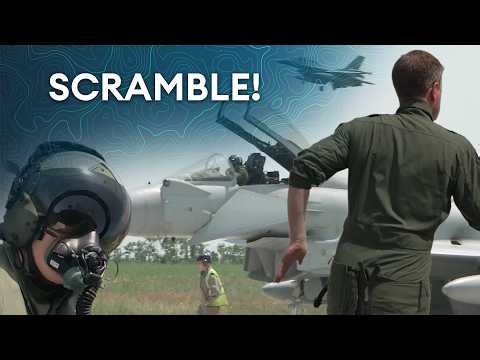 The 15 minute race to get Nato's Typhoons airborne