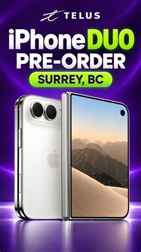 iPhone DUO Pre-Order in Surrey | TELUS #Shorts