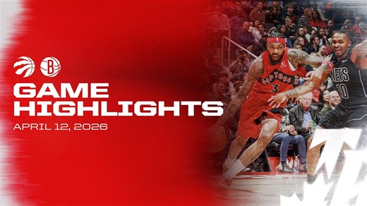 Raptors vs Nets Game Highlights | April 12, 2026