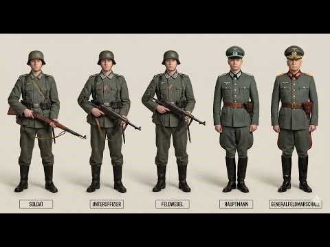 Every Rank in German Army During WW2 Explained