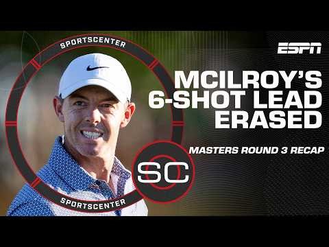 Masters Round 3 REACTION ⛳️ Cameron Young & Rory McIlroy tied heading into final day | SportsCenter