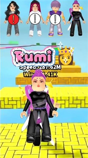 Kpop Demon Hunters 🎤 Roblox 🌍 #roblox #shorts #robloxshorts