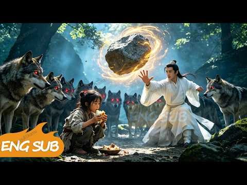 Abandoned 8yo girl beats 18 evil wolves, gains wolf's divine power, becomes invincible wolf queen!