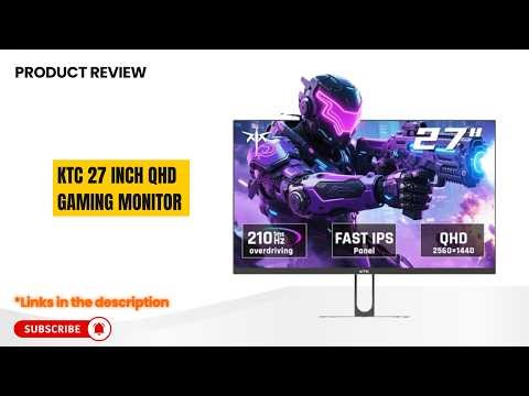 KTC 27” QHD Gaming Monitor Review 🔥 210Hz IPS, 1ms, HDR400 | Best 2K Monitor for Gaming & Work