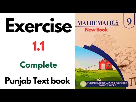 Exercise 1.1 class 9th math | 9th class math chapter 1 exercise 1.1 | Math Ex 1.1 class 9 new book