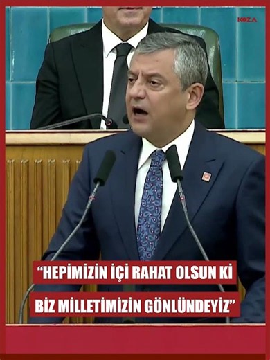 CHP lideri Özgür Özel'in grup toplantısından: "Biz milletimizin gönlündeyiz"