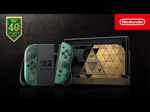Nintendo Switch 2 The Legend of Zelda 40th Anniversary Edition – available October 29th