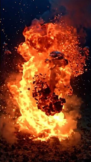 UNDERWATER FIRE IS MIND BLOWING! 🌋🔥 #shorts