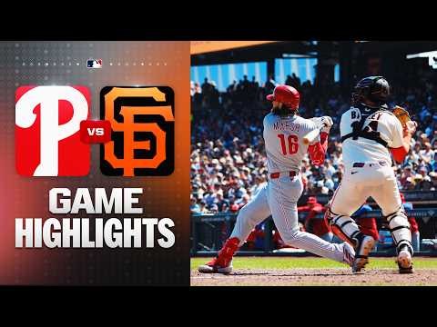 Phillies vs. Giants Game Highlights (4/8/26) | MLB Highlights