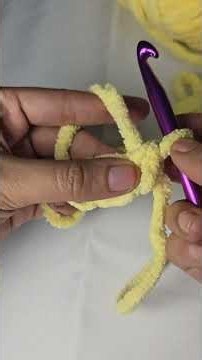 How to crochet a Magic Ring from a slip knot (EASIEST WAY!) #crochet