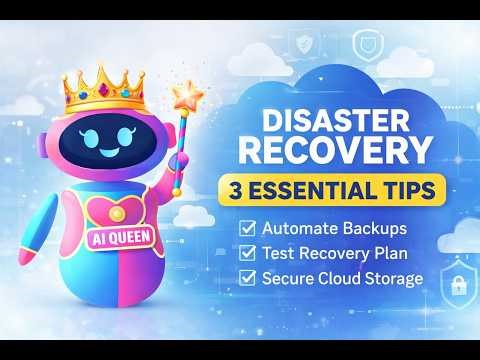Stay Protected with Disaster Recovery 🔐 | #CloudSecurity #DRaaS #AI4IT
